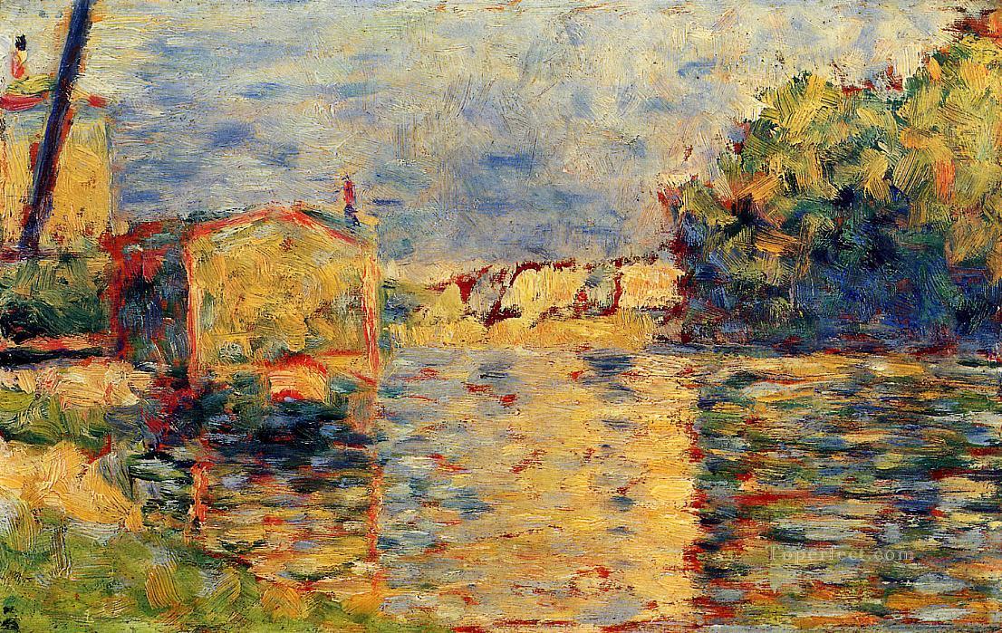 Borde del río 1884 Pintura al óleo